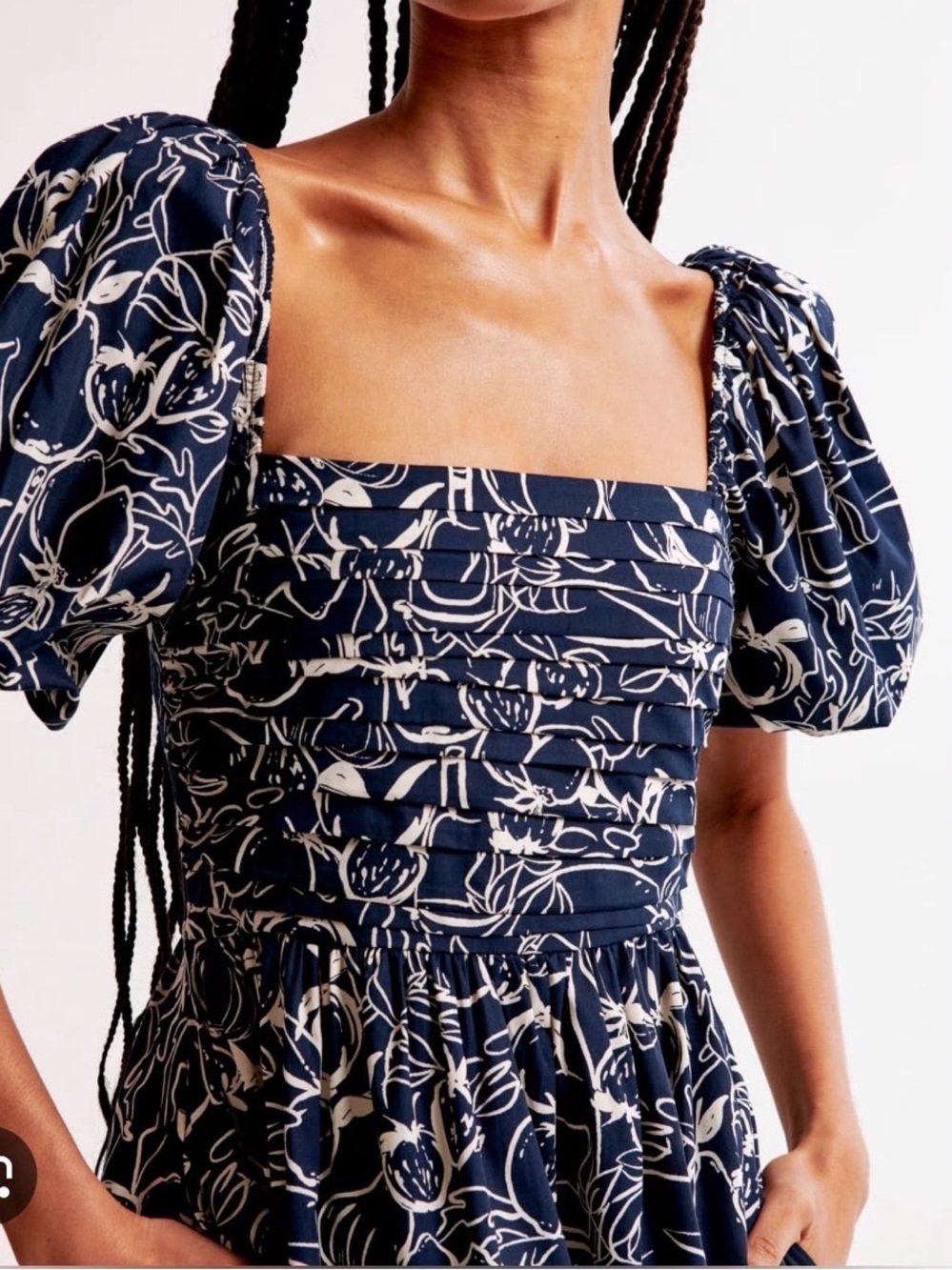 Abercrombie and Fitch puff sleeve romper